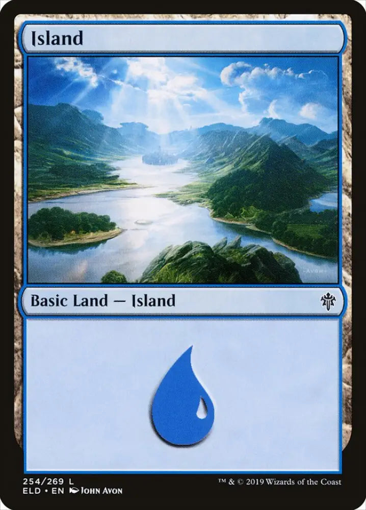 Island (254) [Throne of Eldraine] - MTG Single