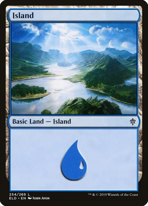 Island (254) [Throne of Eldraine] - MTG Single