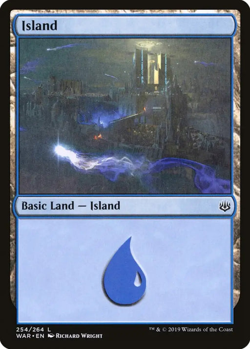 Island (254) [War of the Spark] - MTG Single