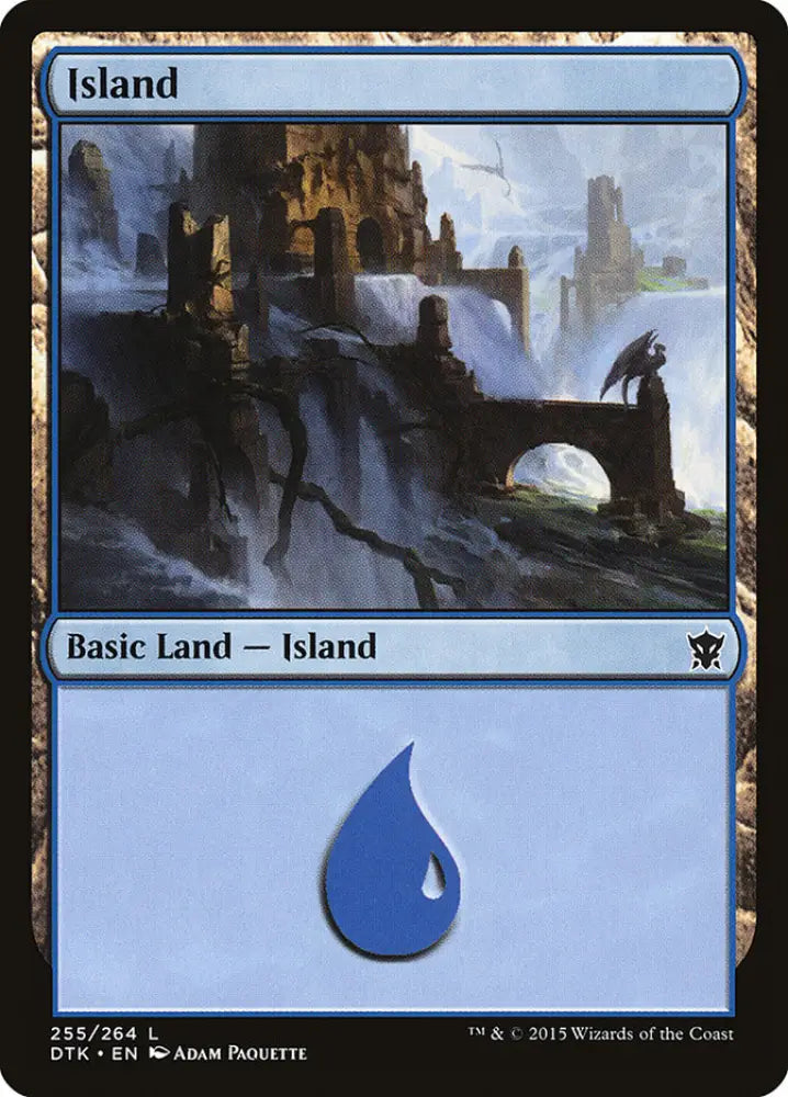 Island (255) [Dragons of Tarkir] - MTG Single