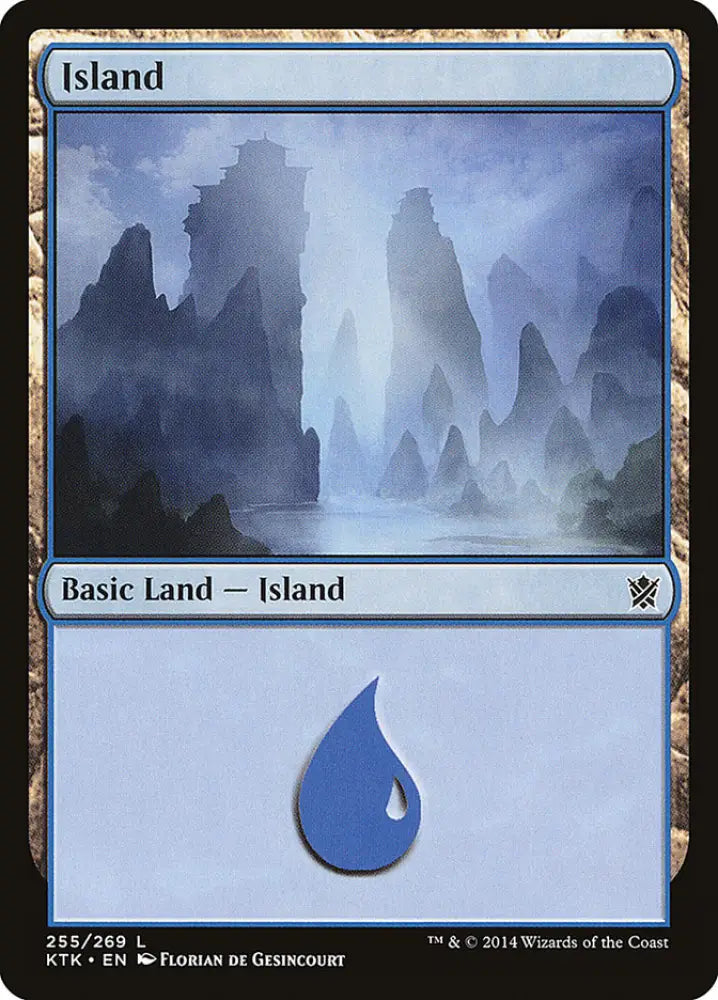 Island (255) [Khans of Tarkir] - MTG Single