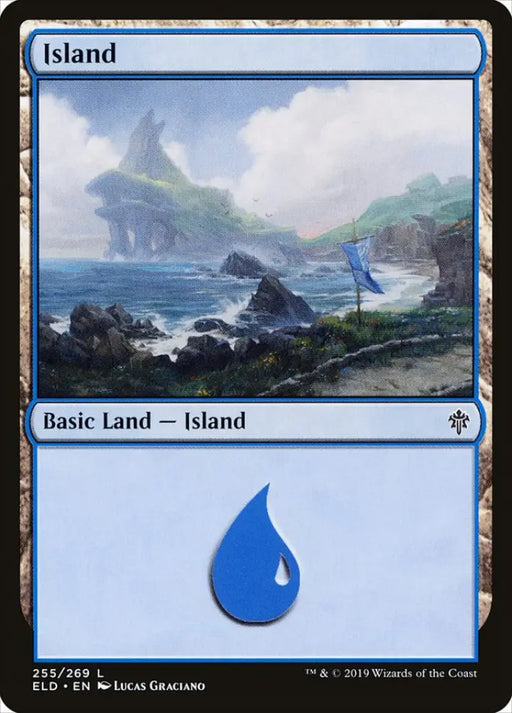 Island (255) [Throne of Eldraine] - MTG Single