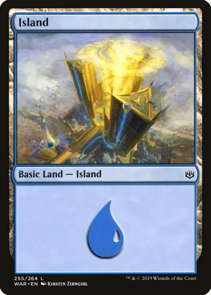 Island (255) [War of the Spark] - MTG Single
