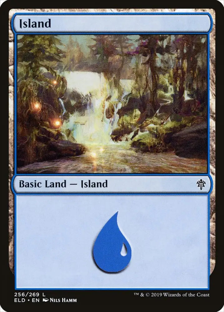 Island (256) [Throne of Eldraine] - MTG Single