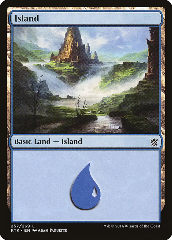 Island (257) [Khans of Tarkir] - MTG Single