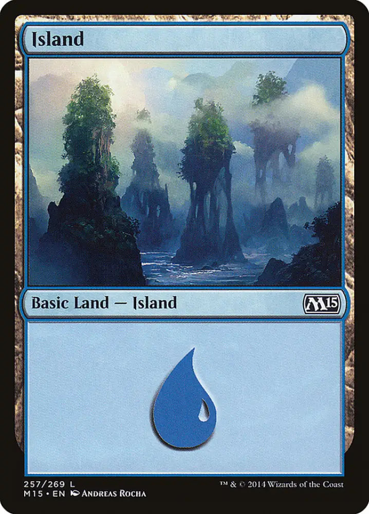 Island (257) [Magic 2015] - MTG Single
