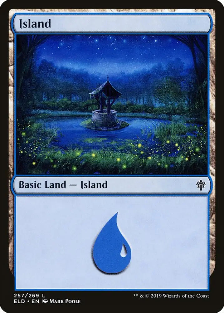 Island (257) [Throne of Eldraine] - MTG Single
