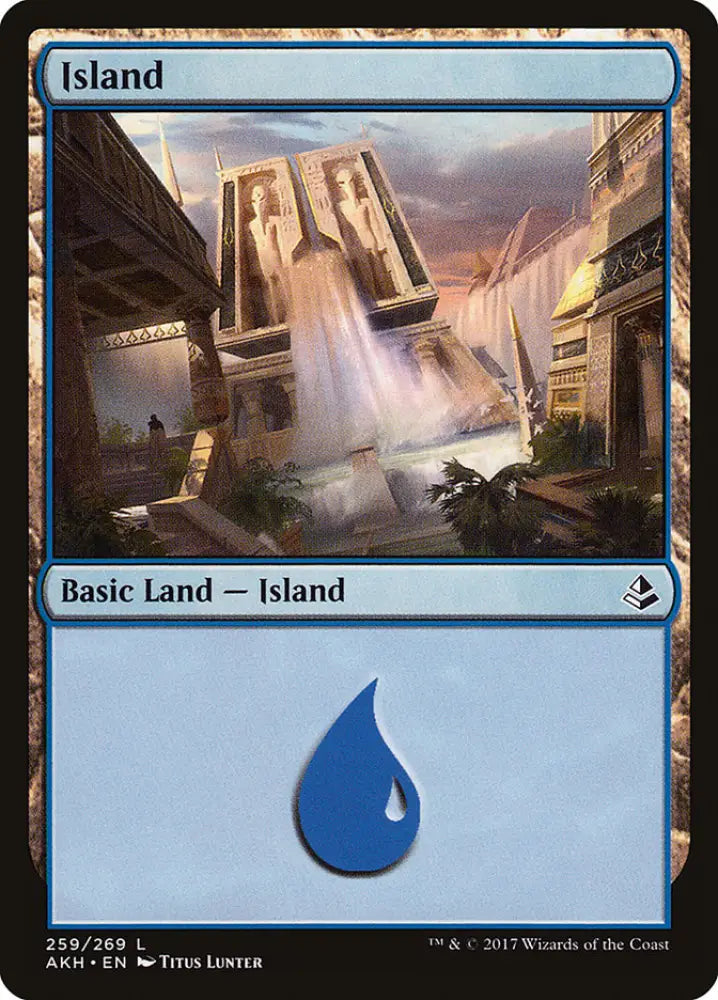 Island (259) [Amonkhet] - MTG Single