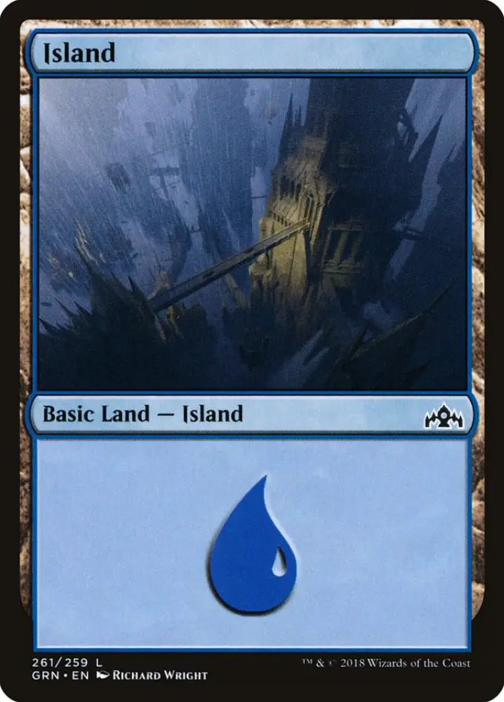Island (261) [Guilds of Ravnica] - MTG Single