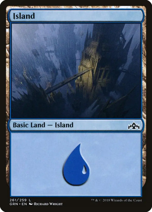 Island (261) [Guilds of Ravnica] - MTG Single