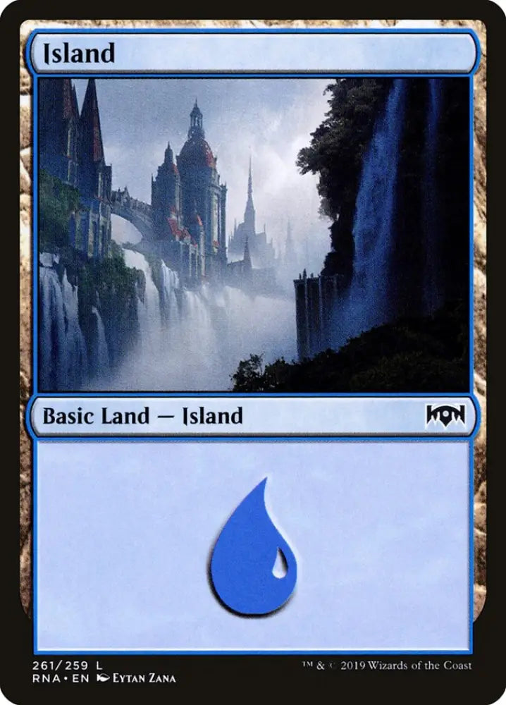 Island (261) [Ravnica Allegiance] - MTG Single