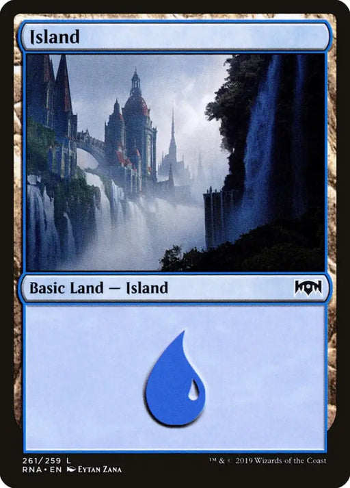 Island (261) [Ravnica Allegiance] - MTG Single