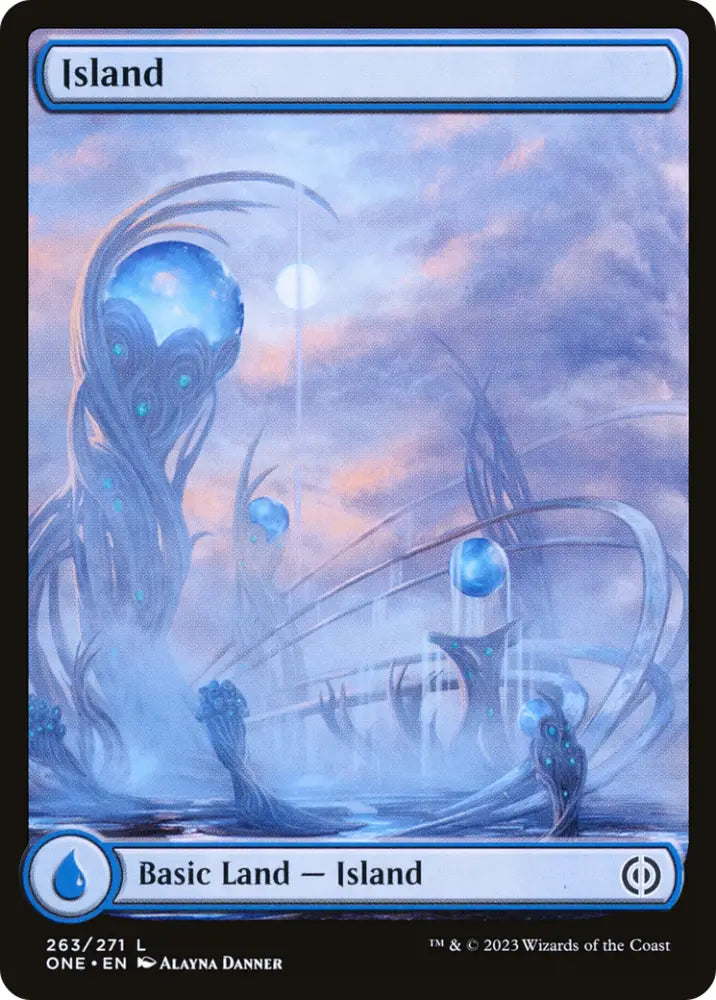 Island (263) (Full-Art) [Phyrexia: All Will Be One] - MTG Single