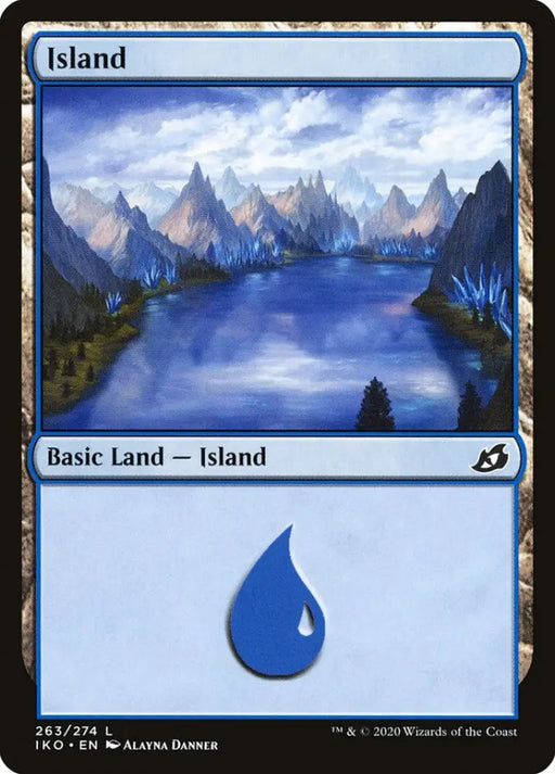 Island (263) [Ikoria: Lair of Behemoths] - MTG Single