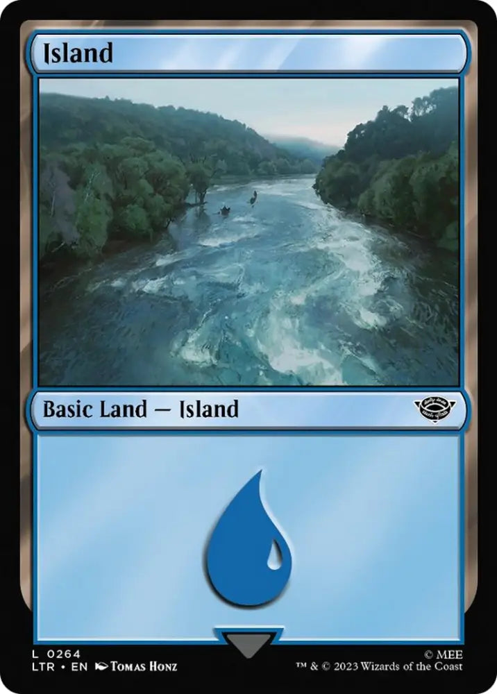 Island (264) [The Lord of the Rings: Tales of Middle-Earth] - MTG Single