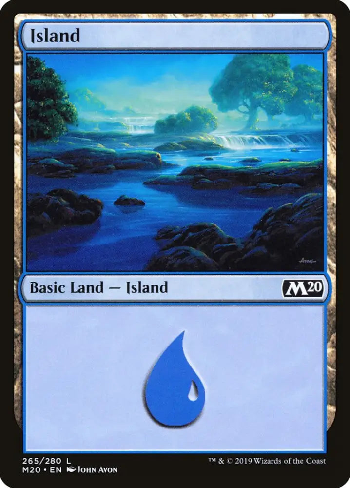 Island (265) [Core Set 2020] - MTG Single