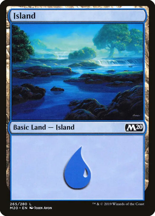 Island (265) [Core Set 2020] - MTG Single