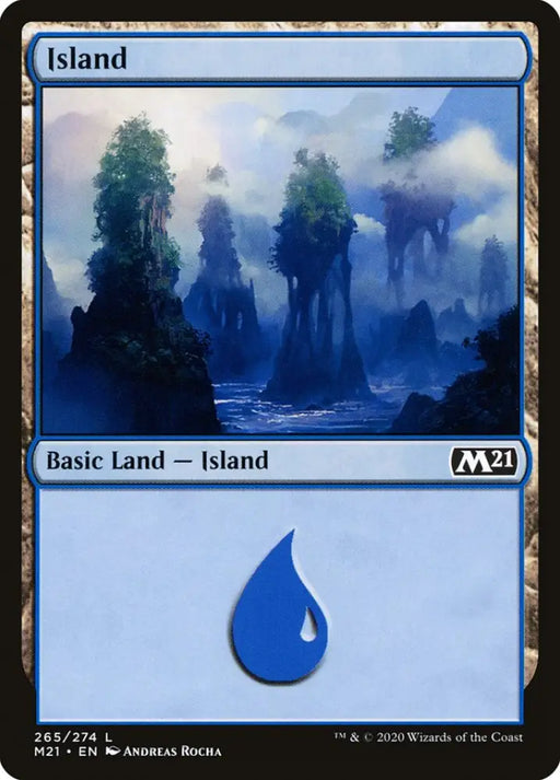 Island (265) [Core Set 2021] - MTG Single