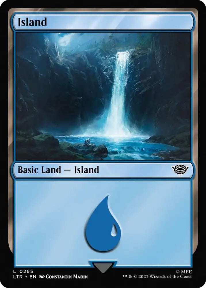 Island (265) [The Lord of the Rings: Tales of Middle-Earth] - MTG Single
