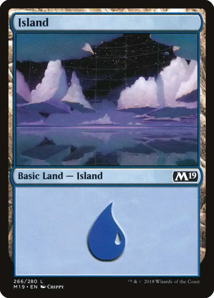 Island (266) [Core Set 2019] - MTG Single