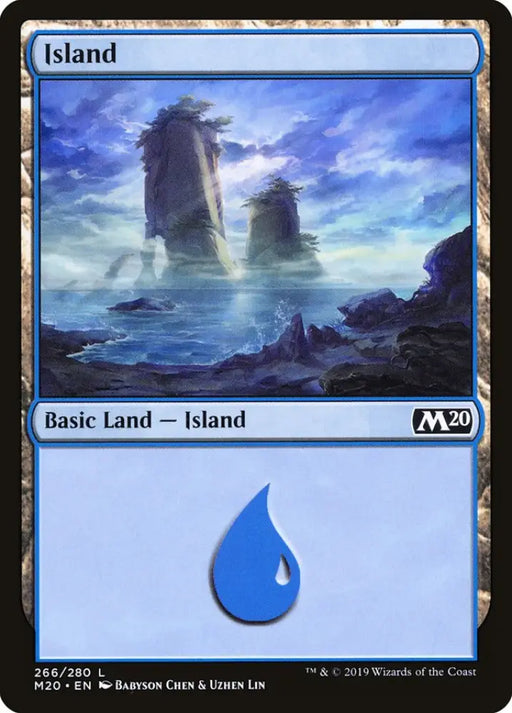 Island (266) [Core Set 2020] - MTG Single