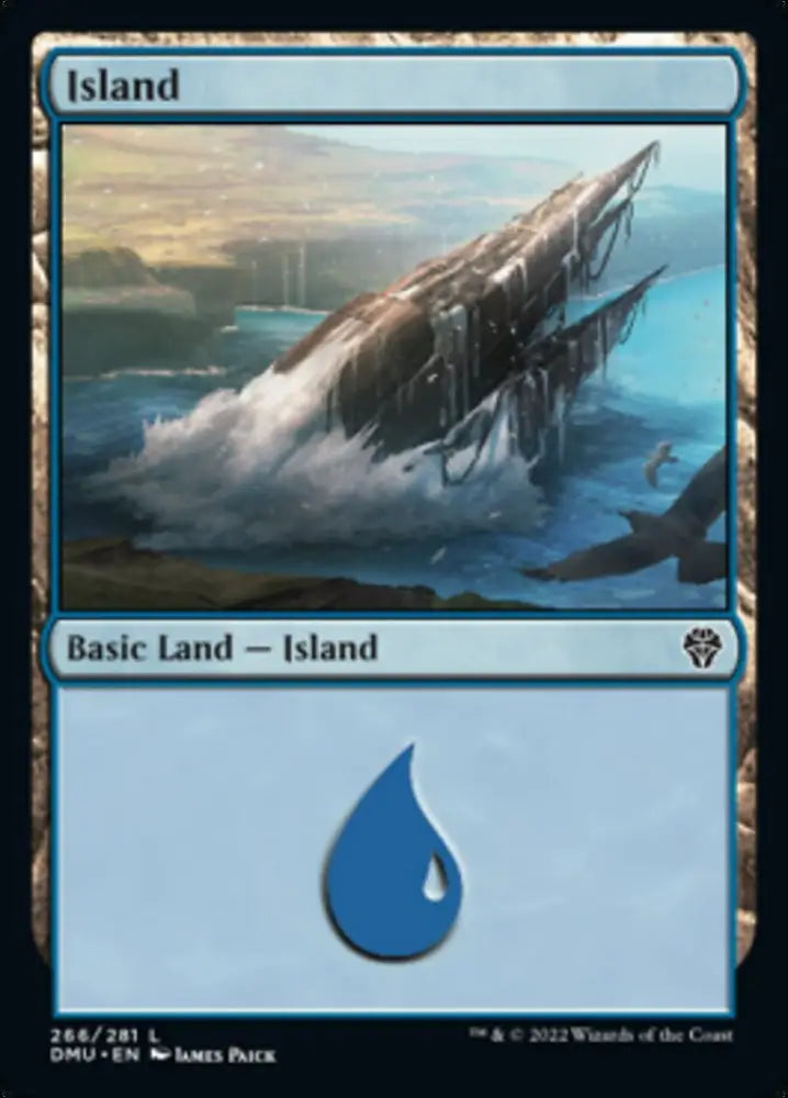 Island (266) [Dominaria United] - MTG Single