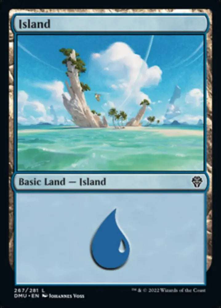 Island (267) [Dominaria United] - MTG Single
