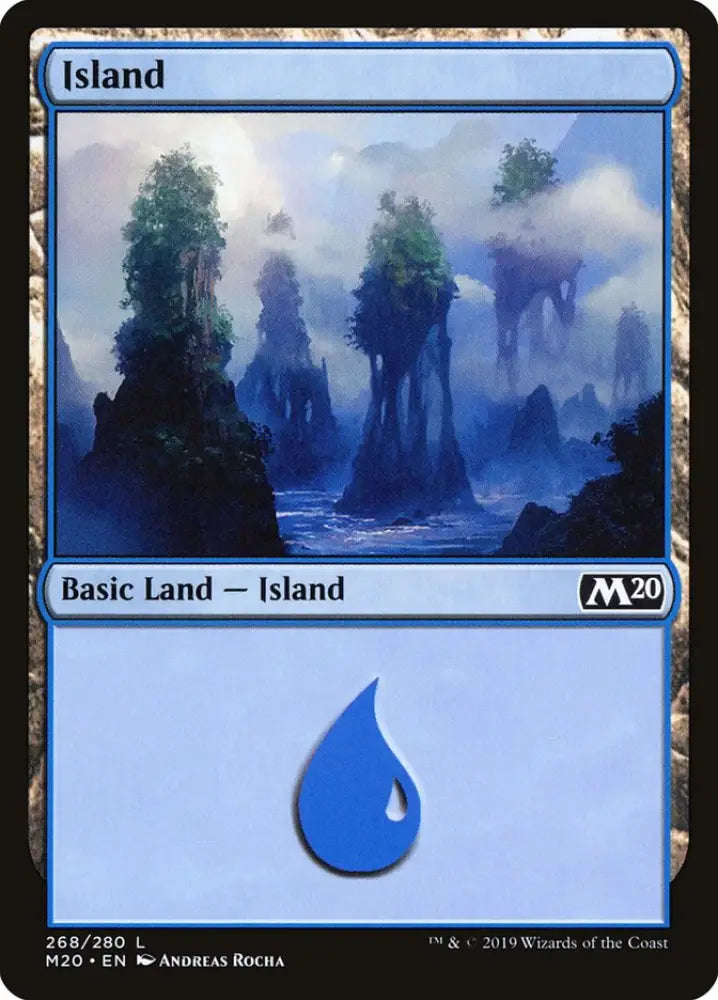 Island (268) [Core Set 2020] - MTG Single