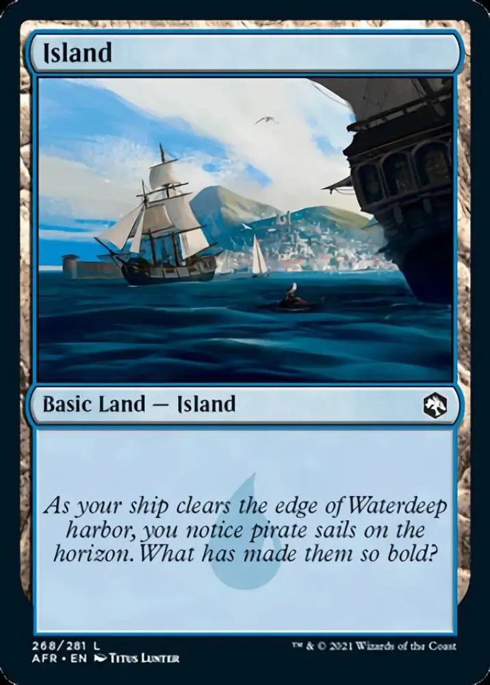 Island (268) [Dungeons & Dragons: Adventures in the Forgotten Realms] - MTG Single