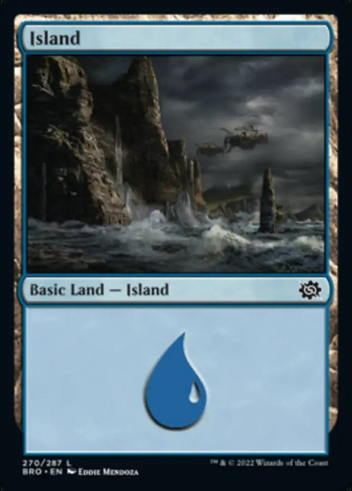 Island (270) [The Brothers’ War] - MTG Single