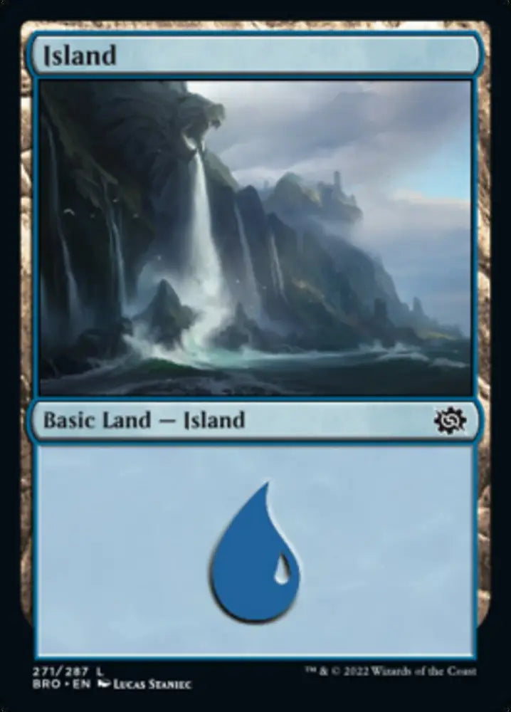 Island (271) [The Brothers’ War] - MTG Single
