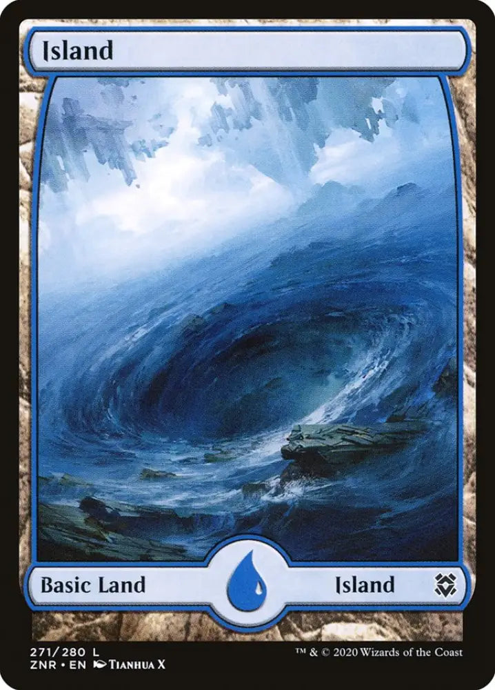 Island (271) [Zendikar Rising] - MTG Single