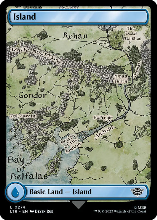 Island (274) [The Lord of the Rings: Tales of Middle-Earth] - MTG Single