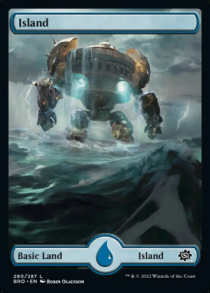 Island (280) [The Brothers’ War] - MTG Single