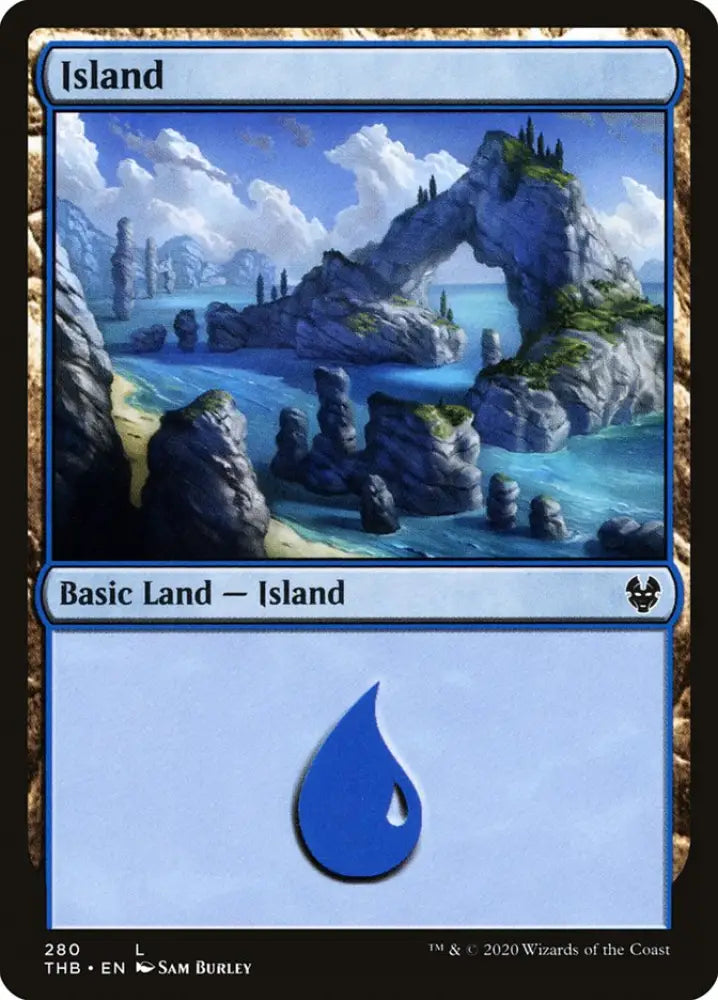 Island (280) [Theros Beyond Death] - MTG Single