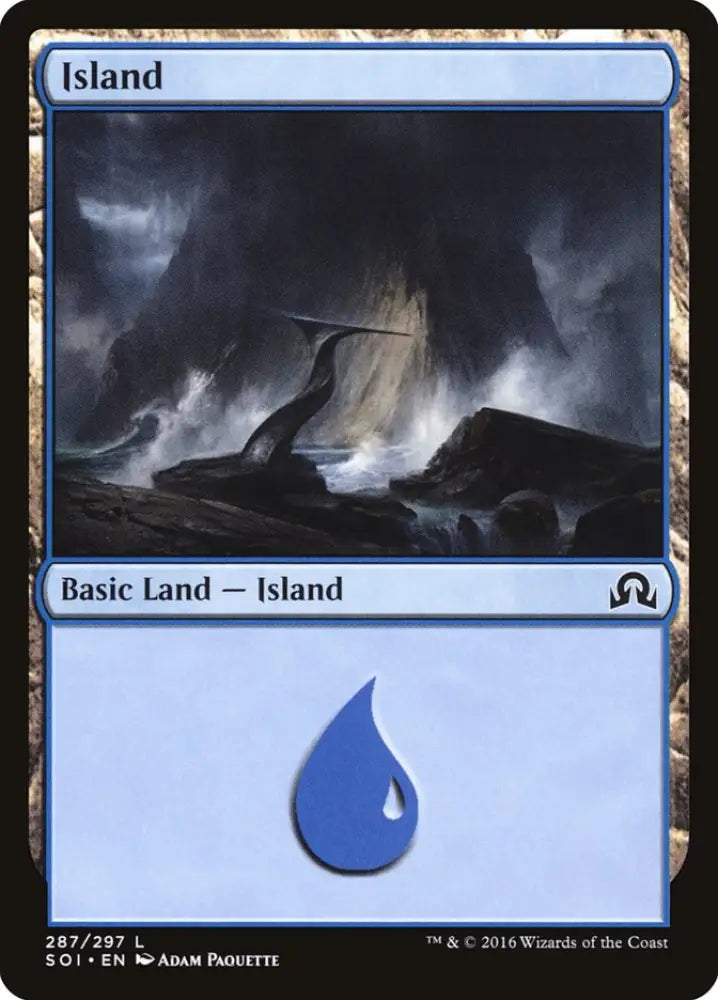 Island (287) [Shadows over Innistrad] - MTG Single