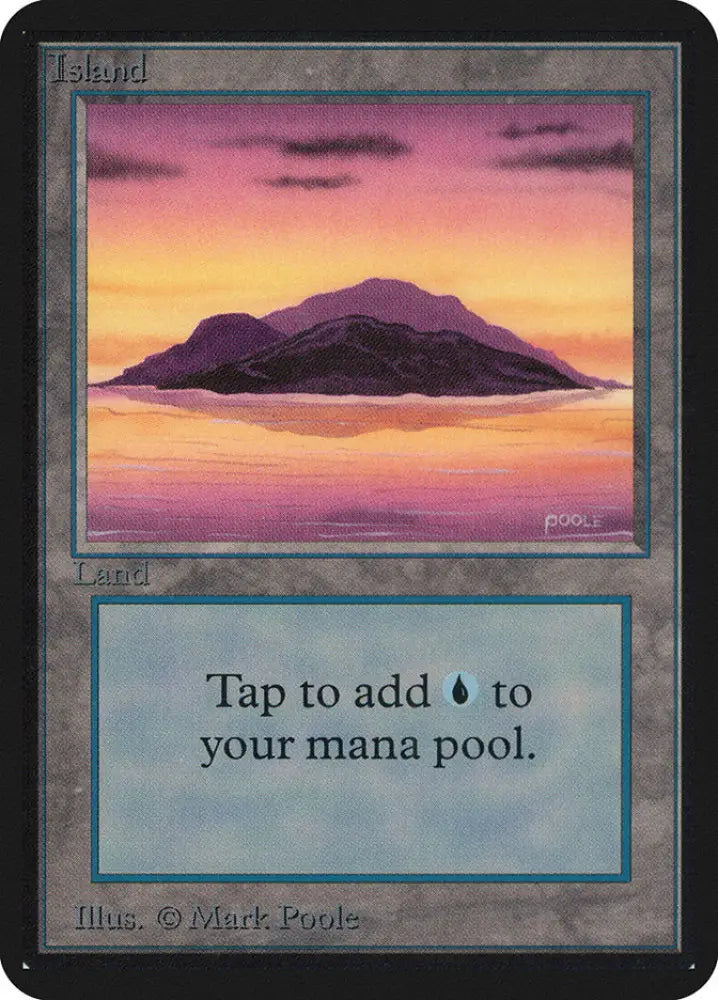 Island (288) [Alpha Edition] - MTG Single
