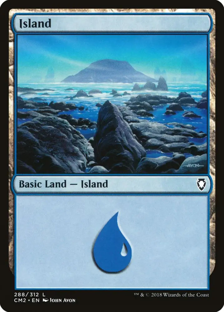 Island (288) [Commander Anthology Volume II] - MTG Single