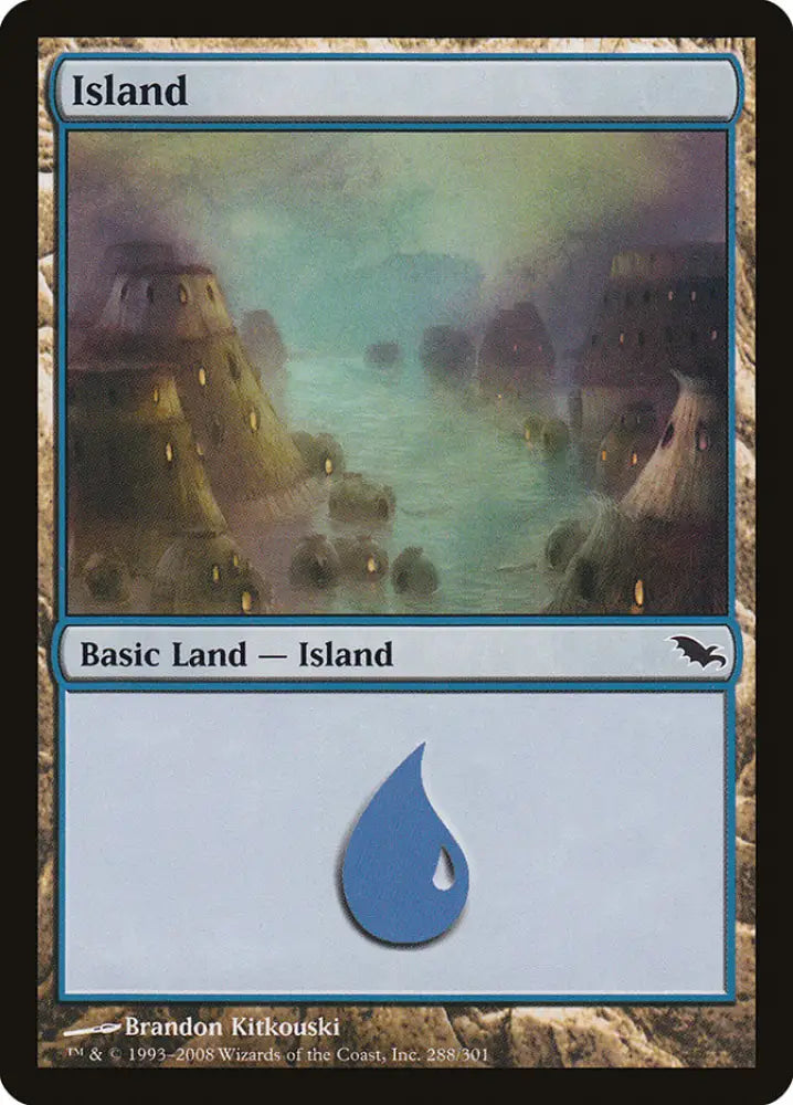 Island (288) [Shadowmoor] - MTG Single