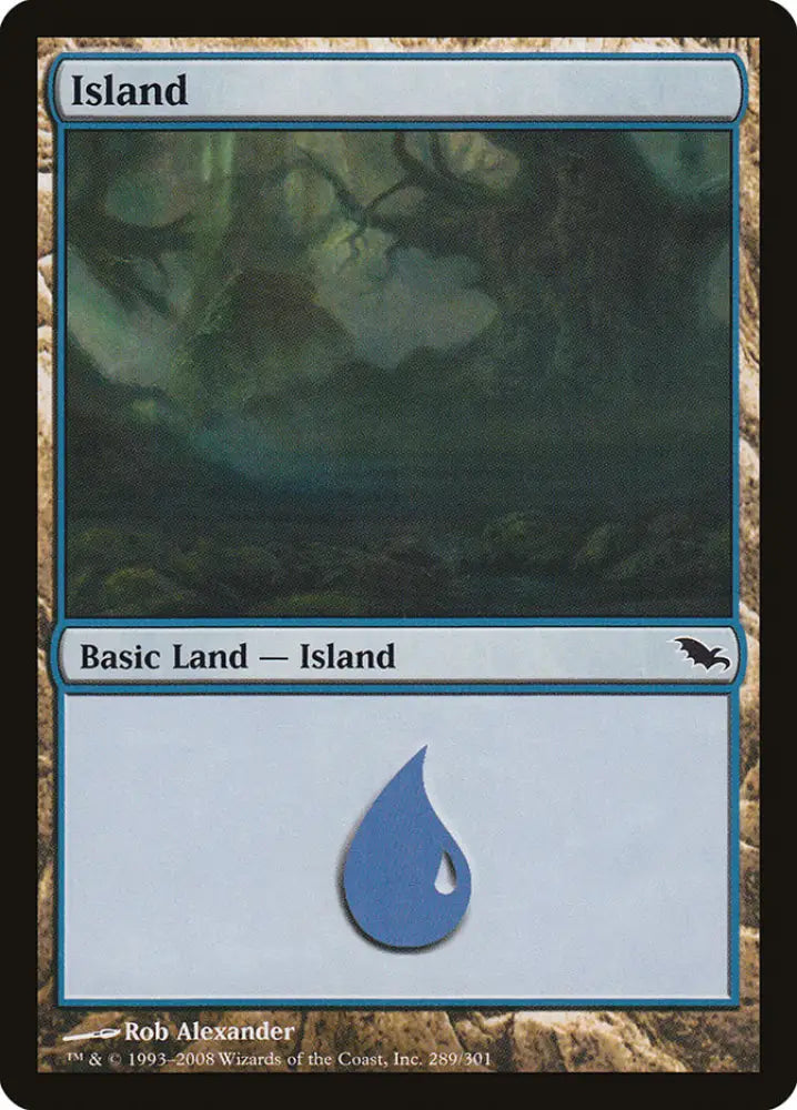 Island (289) [Shadowmoor] - MTG Single