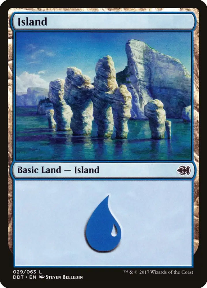 Island (29) [Duel Decks: Merfolk vs. Goblins] - MTG Single