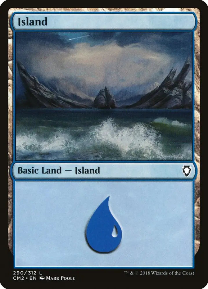 Island (290) [Commander Anthology Volume II] - MTG Single