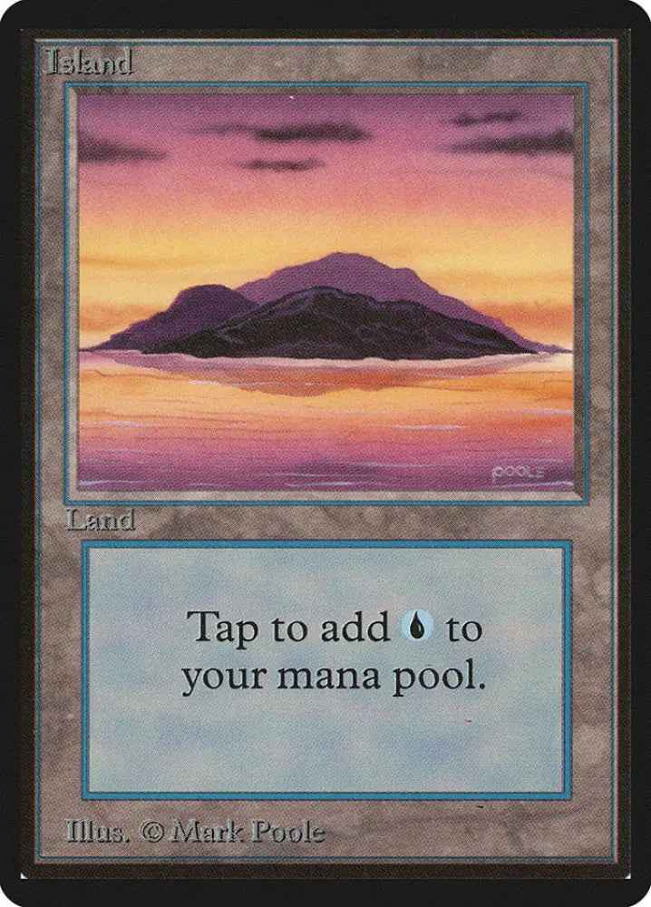 Island (291) [Beta Edition] - MTG Single