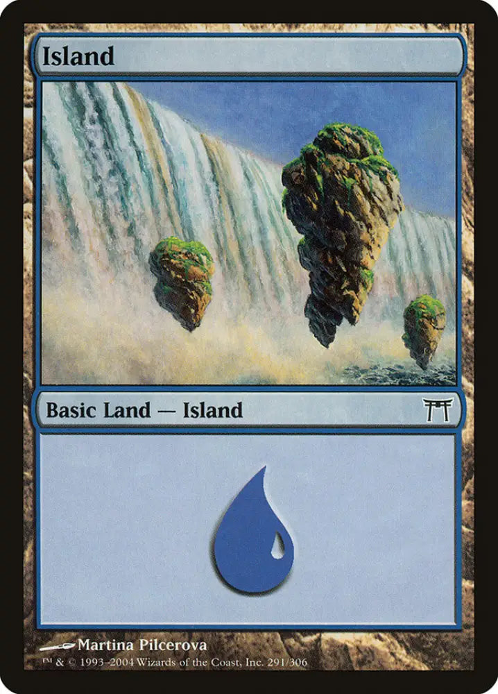 Island (291) [Champions of Kamigawa] - MTG Single