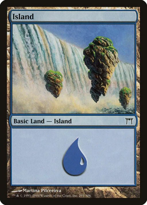 Island (291) [Champions of Kamigawa] - MTG Single