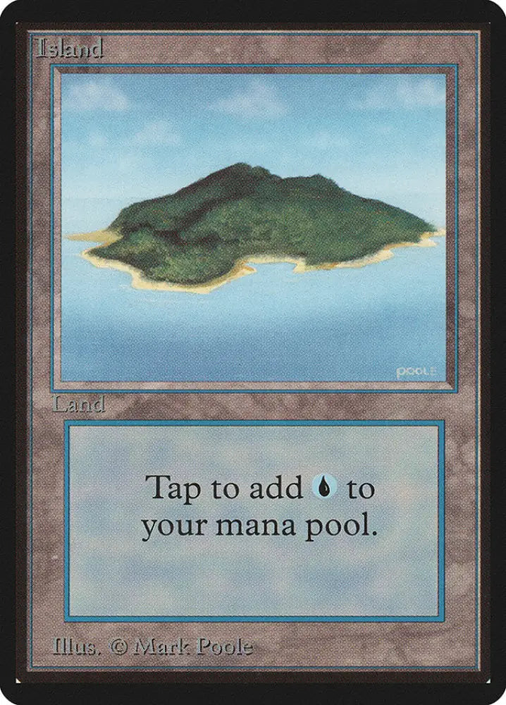 Island (292) [Beta Edition] - MTG Single