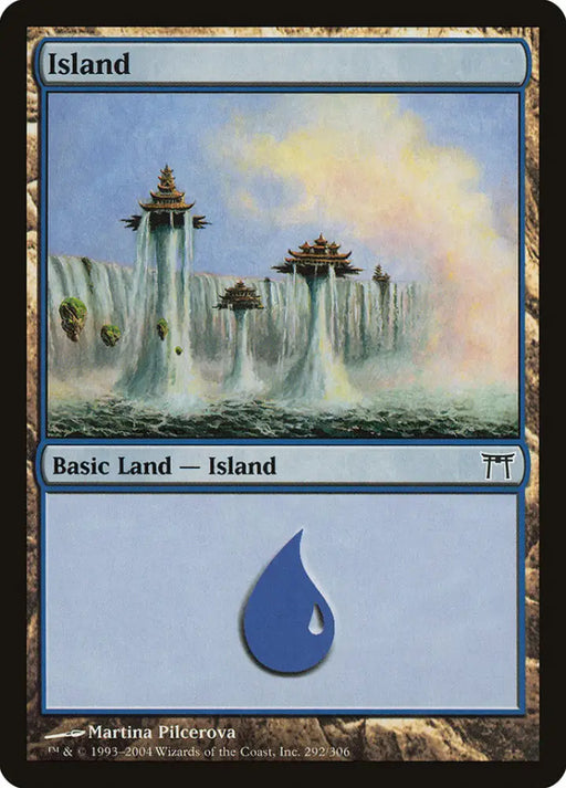 Island (292) [Champions of Kamigawa] - MTG Single