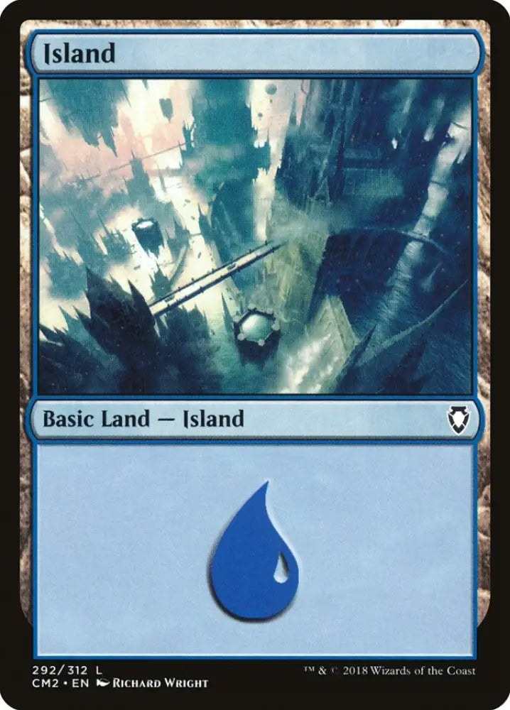 Island (292) [Commander Anthology Volume II] - MTG Single