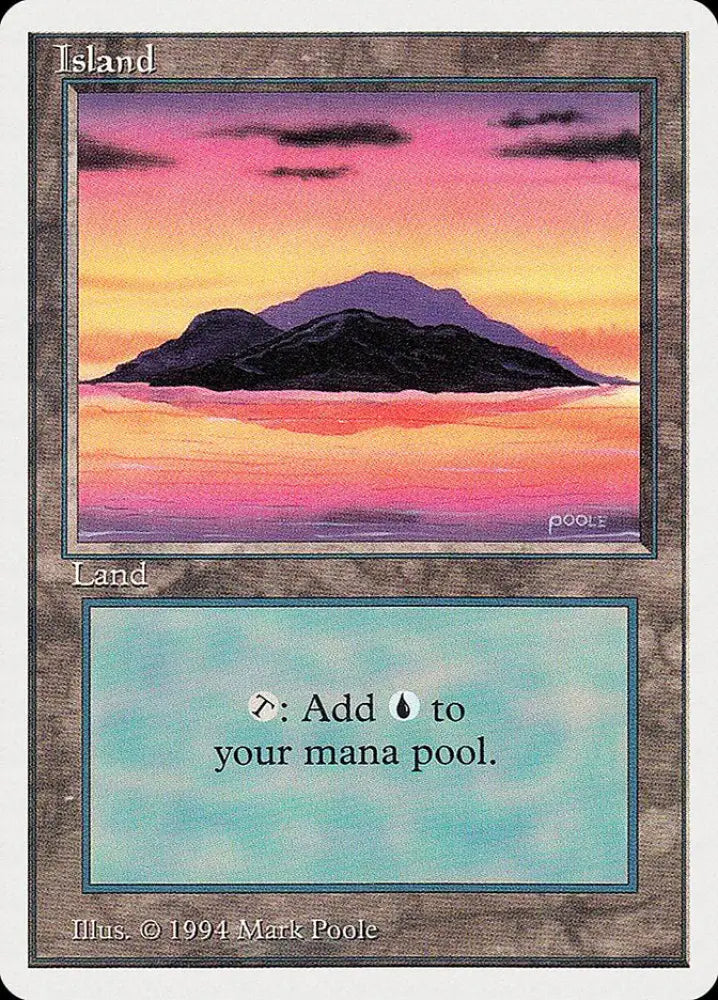 Island (295) [Summer Magic / Edgar] - MTG Single
