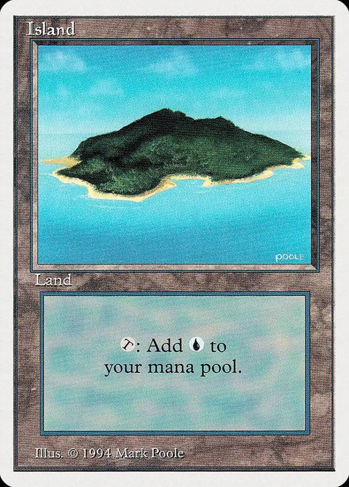 Island (296) [Summer Magic / Edgar] - MTG Single